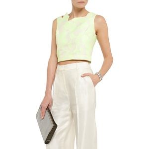 NEW 3.1 Phillip Lim Abstract Jacquard Crop Top 6